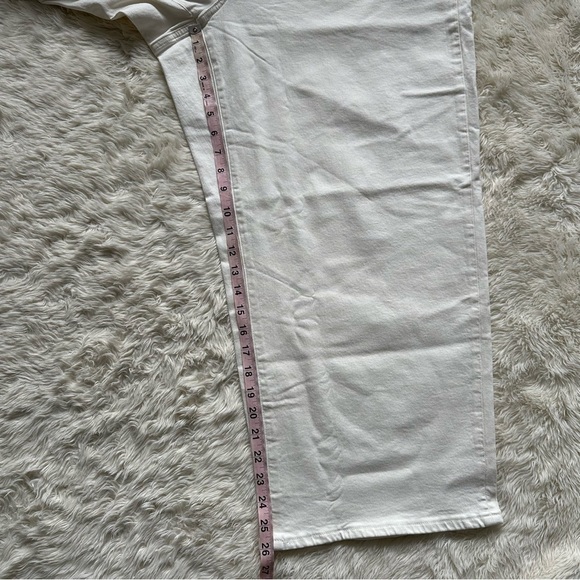 Madewell Jeans The Plus Perfect Vintage Wide-Leg Crop Tile White 20W NWT New - Picture 13 of 14